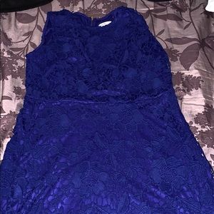 royal blue dress!!